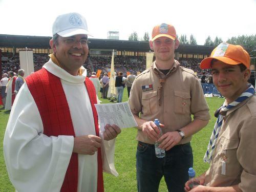 Jean-Marie Launay et les scouts