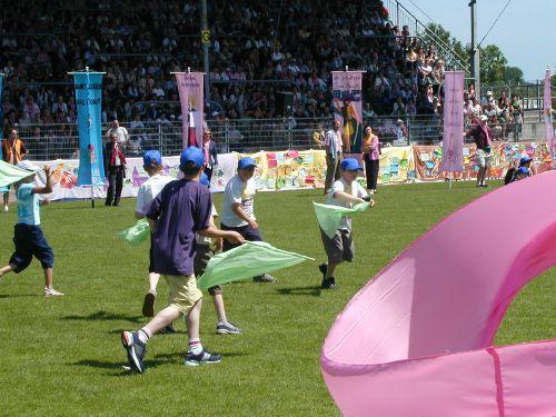 Défilés par les enfants