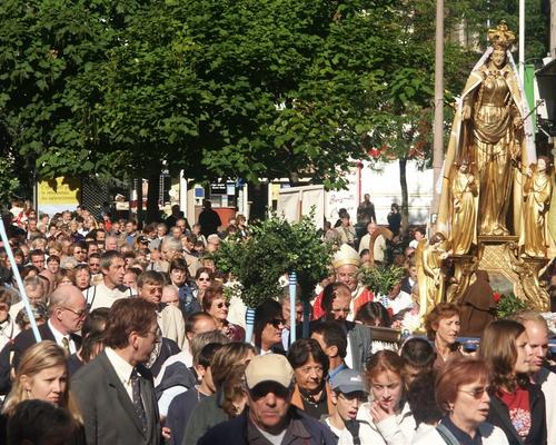 Depart de la procession