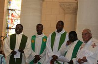 De gauche à droite, Romain, Macaire et Aristide