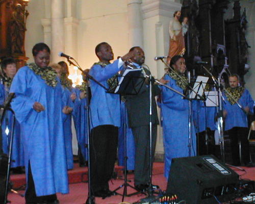 gospel en pleine action !