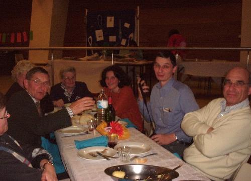à table