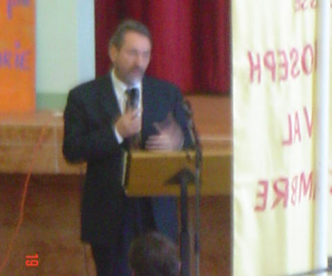 M. Beaudoux, président de la Communauté d'Agglo