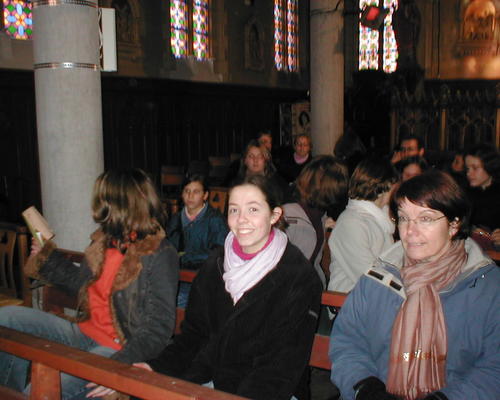 Dans l'église d'Eswars
