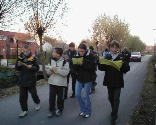 neuronnes et pieds en pleine action