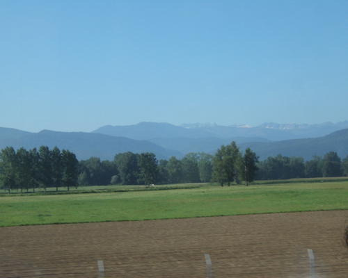 Un paysage dans le sud-ouest de la France, comme un avant-goût de l'Espagne!