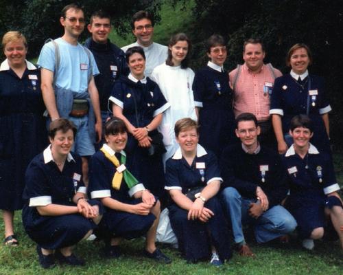 Groupe d'hospitaliers du Train Rouge Août 1996