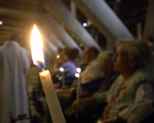 lors du sacrement d'onction des malades