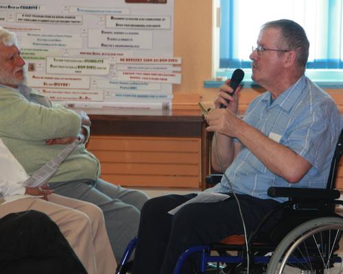 J. Leclercq racontant son parcours
25/09/2011