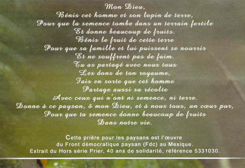 prière
