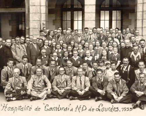 Hospitalité de Cambrai à Lourdes 1953
