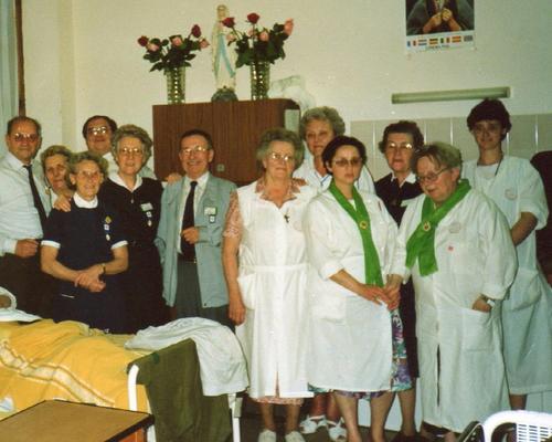 Lourdes Mai 1991 salle St Michel B