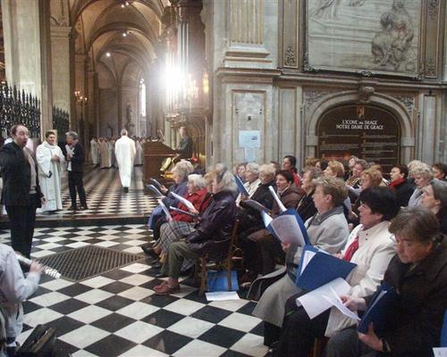 Répétition de la chorale