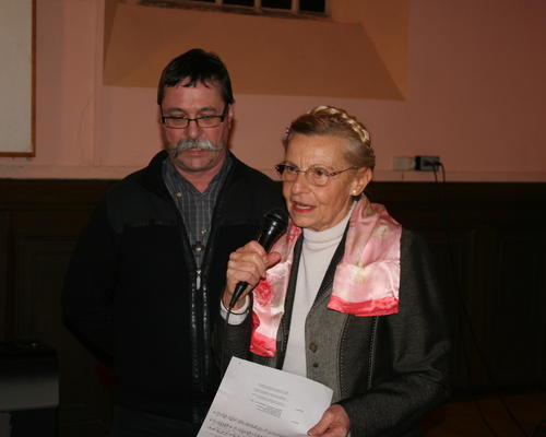 Le diacre Bertrand Devos et Danielle Durousseau