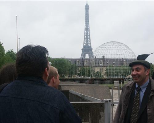 Arrivée à l'Unesco