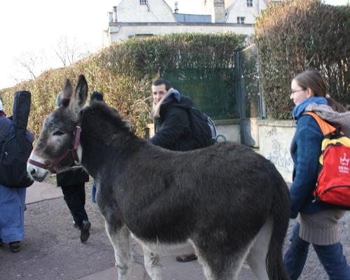 En route Vers la maison Notre-Dame