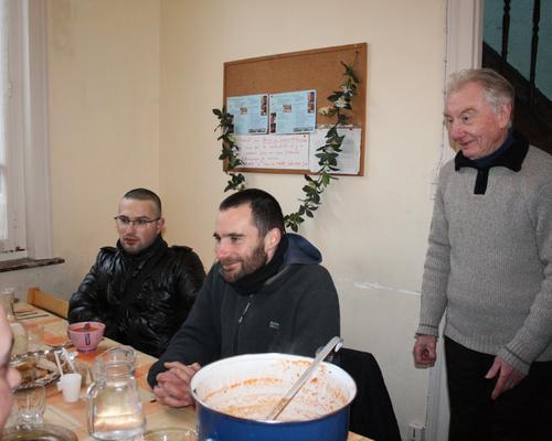 Repas à la Société St Vincent de Paul (1)