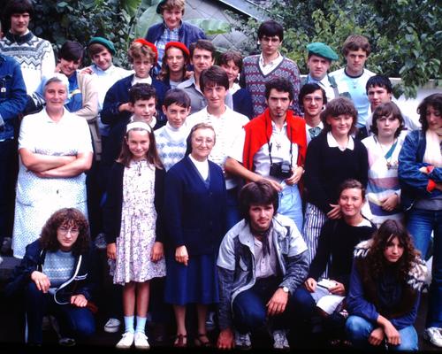 Jeunes hospitaliers de Sin le Noble - Lourdes août 1983