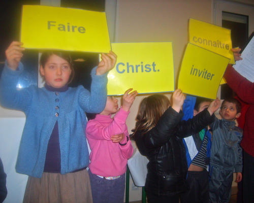 les enfants nous ont aidés à découvrir le projet d
