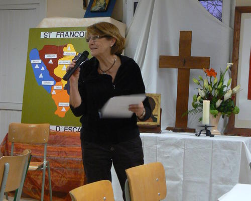 Evelyne présente Soeur Bernadette