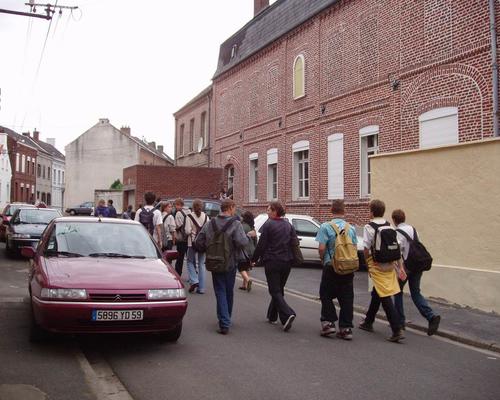 arrivée salle ste Anne