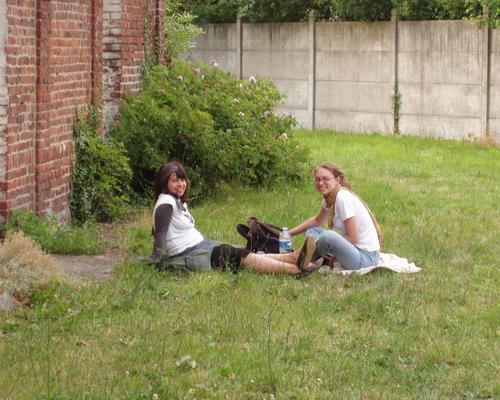 on est bien dans l'herbe