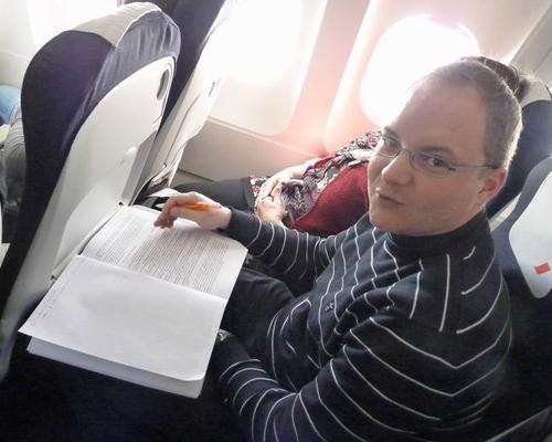 Dans l'avion (1)