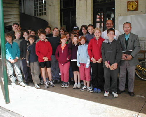 photo de groupe avec Victor