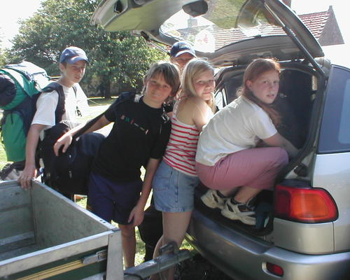 Chargement de la voiture