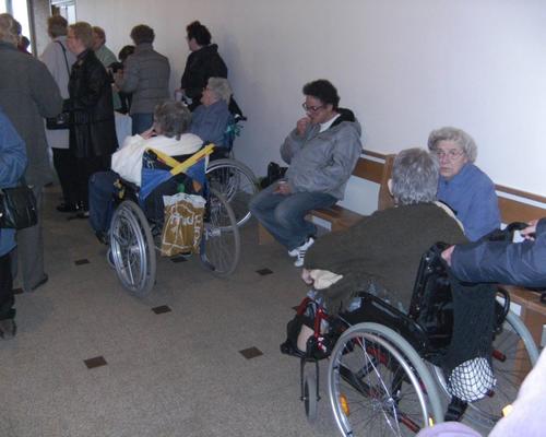 moment de détente pour les personnes handicapées