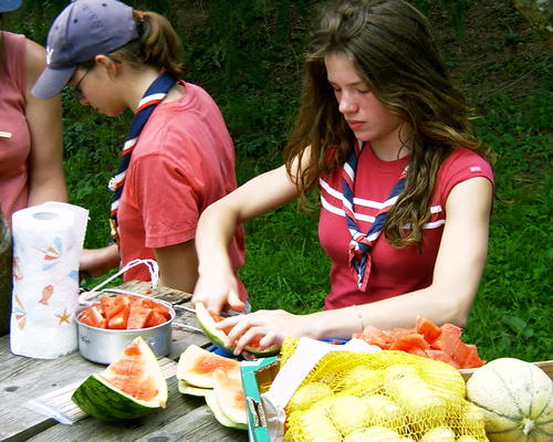 claire à la pastèque !!!