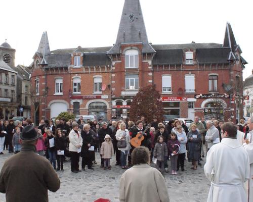 Sur la Place Bonnaire
