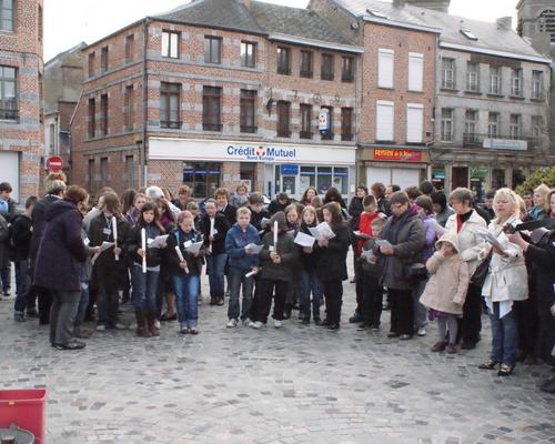 Sur la Place Bonnaire