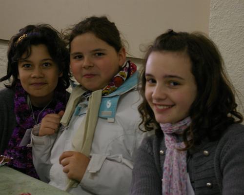 Julie, Florine et Camille