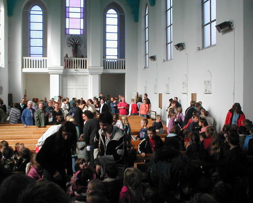 on quitte l'église