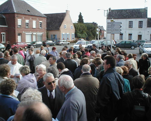 en route pour la procession