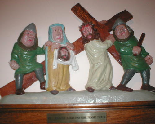 Véronique essuie le visage de Jésus