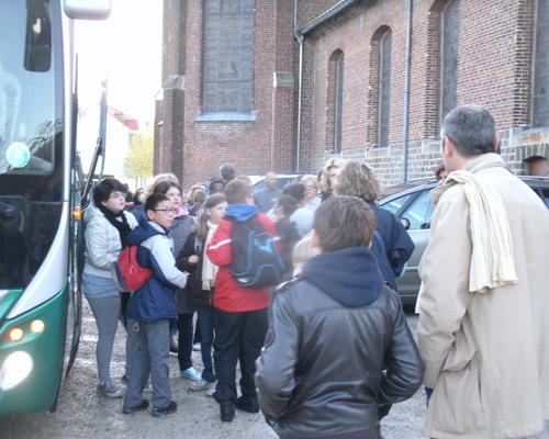 depart Eglise de Lecelles