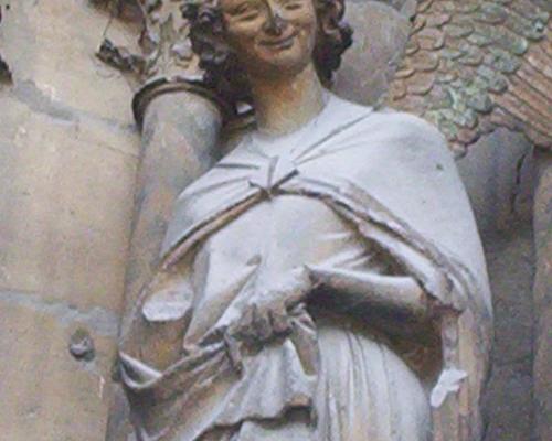 l'ange au sourire, emblême de la ville