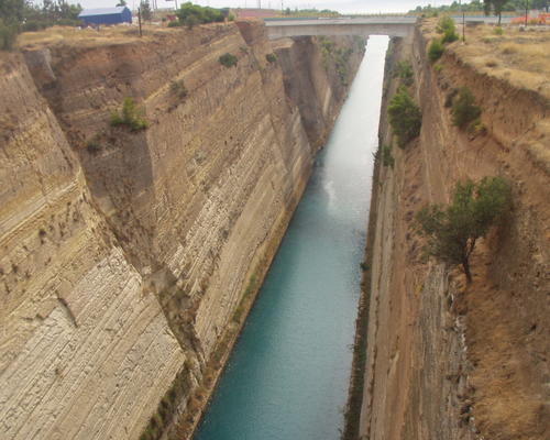 le canal de Corinthe