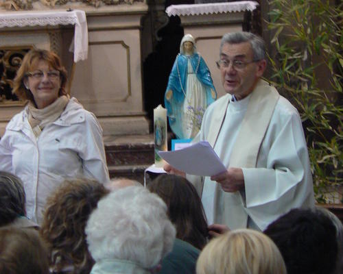 l'abbé Rimaux, aumônier des équipes du Rosaire