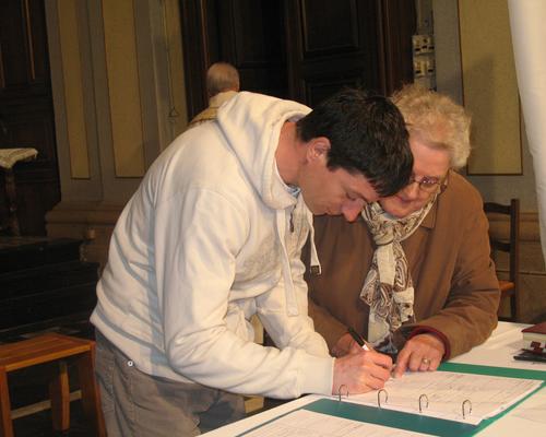 Les signatures après le baptême