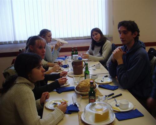 repas en silence