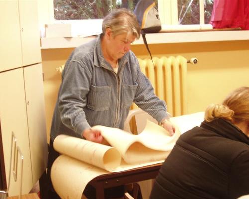 Josiane au travail