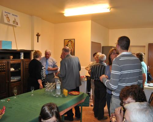 Pot d'amitié lors du vernissage