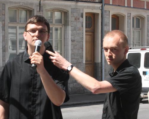 A la sono : Adrien et Christophe