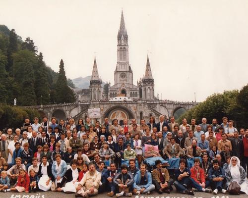 Emmaus Raimbeaucourt Lourdes Août 1982