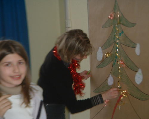 Décoration sapin