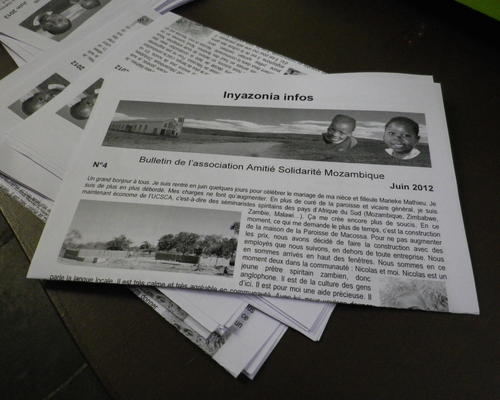 Bulletin de l'asso Amitié Solidarité Mozambique