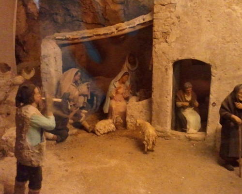 Exposition de Crèches église de  Greccio